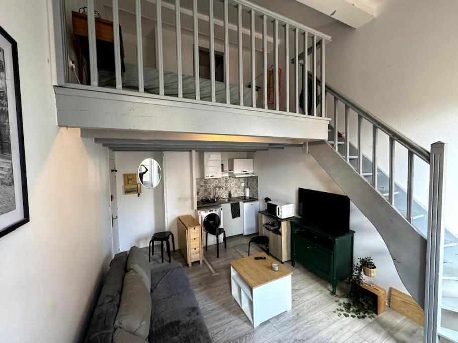 Centre Toulouse - Gare Matabiau - Grand Duplex Appartement Buitenkant foto