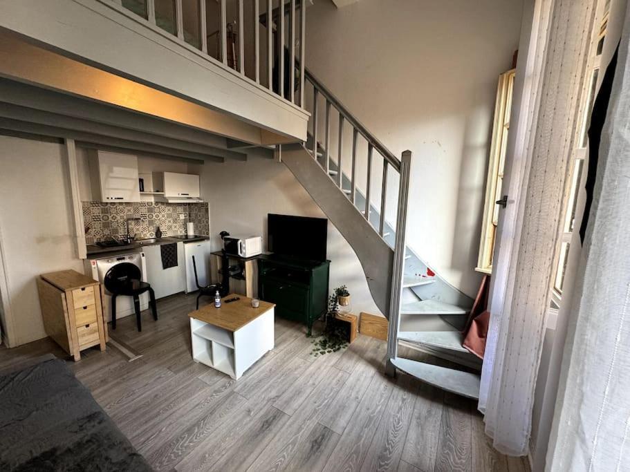 Centre Toulouse - Gare Matabiau - Grand Duplex Appartement Buitenkant foto